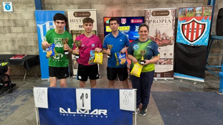 Pergamino recibió una nueva fecha del Circuito Nacional de Tenis de Mesa Adaptado
